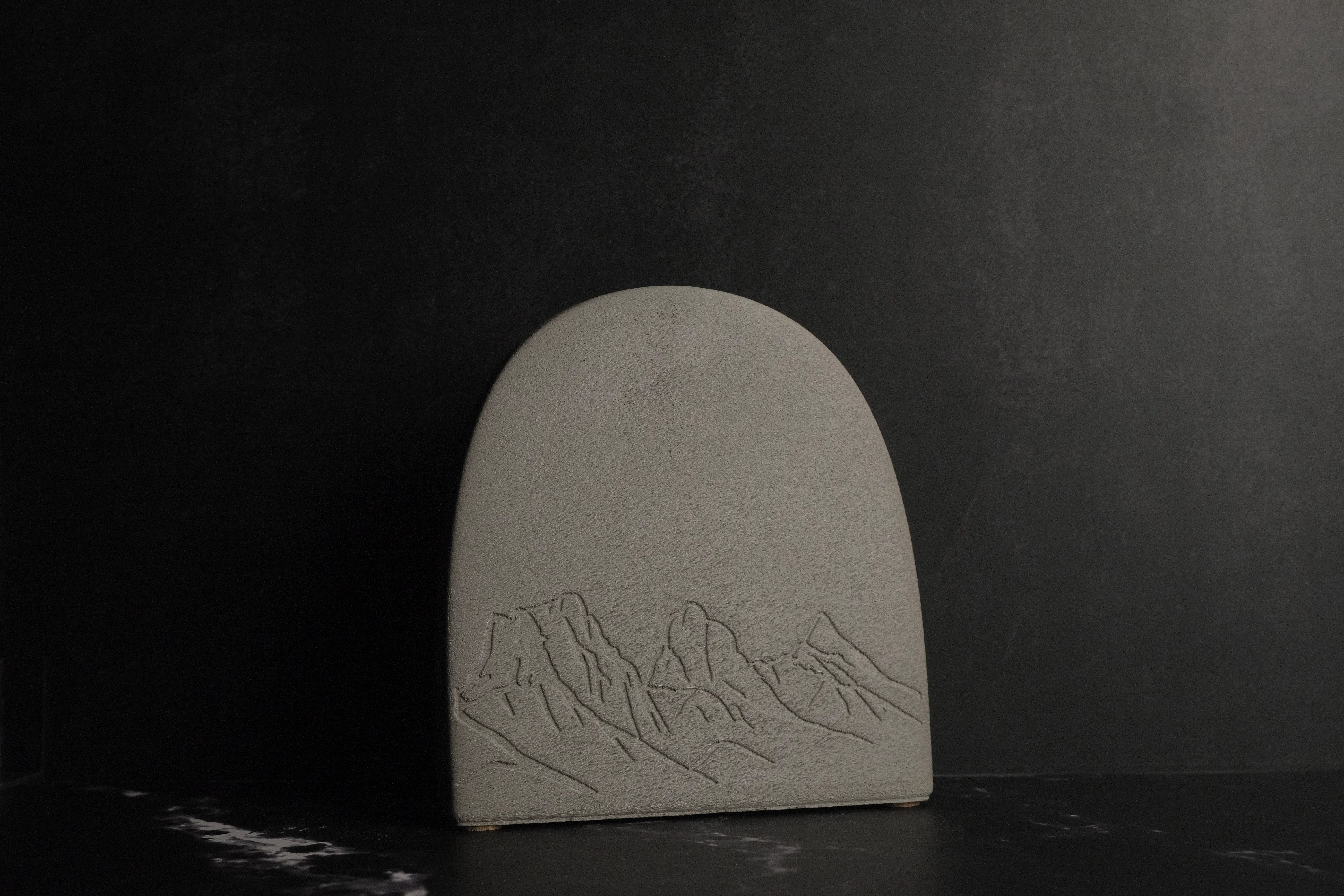 Three Sisters three-peak concrete award by Carbonstone
